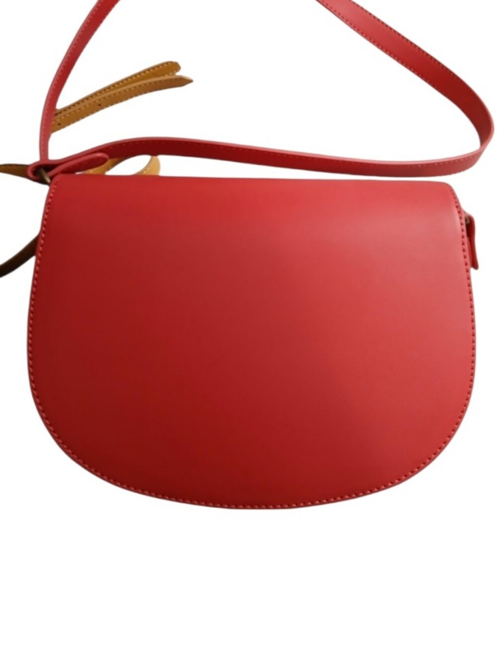 LOFT | Faux Leather Half Moon Crossbody Saddle Bag - Picture 7 of 7